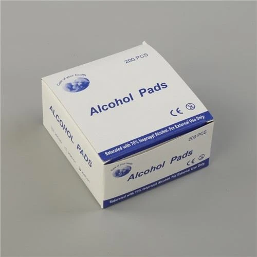 Μίας χρήσης αποστειρωμένο 70% ισοπροπυλικό μαξιλάρι οινοπνεύματος