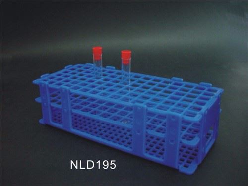Πλαστικό ράφι σωλήνων δοκιμής 15/16/17mm μπλε